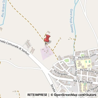 Mappa Via Doninzetti, 6, 09025 Sanluri, Medio Campidano (Sardegna)