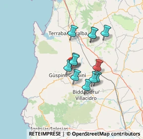 Mappa Zona Artigianale PIP sa 126 km 95, 09036 Guspini SU, Italia (10.6175)