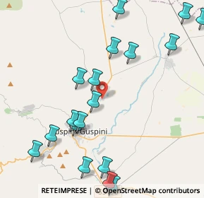 Mappa ZONA ART. SS126 KM 95, 09036 Guspini SU, Italia (5.50389)