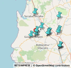 Mappa ZONA ART. SS126 KM 95, 09036 Guspini SU, Italia (14.632)