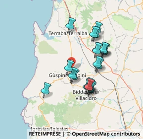 Mappa ZONA ART. SS126 KM 95, 09036 Guspini SU, Italia (13.5295)