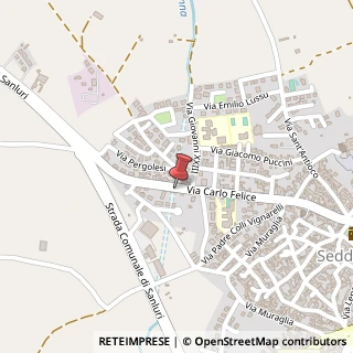 Mappa Via Carlo Felice, 333, 09025 Sanluri, Medio Campidano (Sardegna)