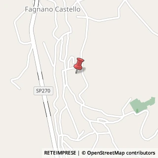 Mappa Via Maria Montessori, 22-26, 87013 Fagnano Castello, Cosenza (Calabria)