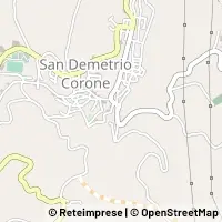 Karta San Demetrio Corone