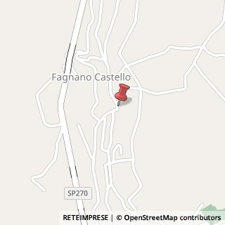 Mappa Via Vittorio Emanuele, 2, 87013 Fagnano Castello, Cosenza (Calabria)