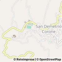 Mapa San Demetrio Corone