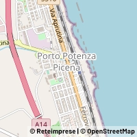 지도 Potenza Picena