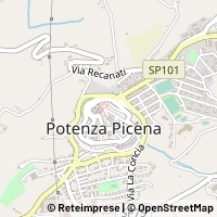 地图 Potenza Picena