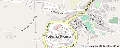 Mappa Potenza Picena