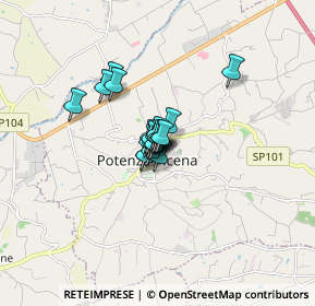 Mappa Via Giovan Battista Boni, 62018 Potenza Picena MC, Italia (0.751)