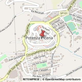 Mappa Piazza Giacomo Matteotti, 17, 62018 Potenza Picena, Macerata (Marche)