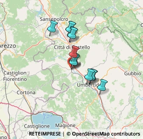 Mappa Via Giuseppe Parini, 06018 Città di Castello PG, Italia (9.47615)