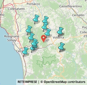 Mappa 56040 Montecatini Val di Cecina PI, Italia (11.55571)