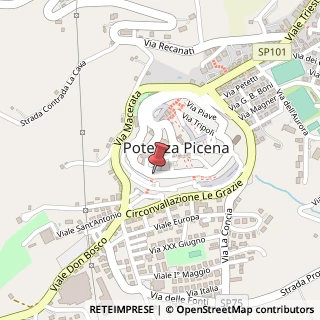Mappa Via Galiziano, 3, 62018 Potenza Picena, Macerata (Marche)