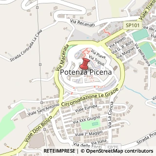Mappa Piazza Giacomo Matteotti, 27, 62018 Potenza Picena, Macerata (Marche)