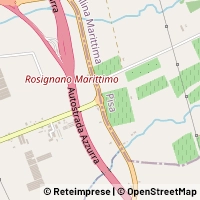 지도 Rosignano Marittimo