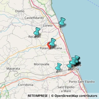 Mappa Viale D. Bosco, 62018 Potenza Picena MC, Italia (8.66941)