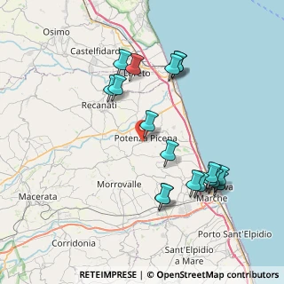 Mappa Viale D. Bosco, 62018 Potenza Picena MC, Italia (8.33556)