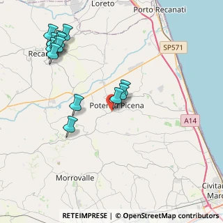Mappa Viale D. Bosco, 62018 Potenza Picena MC, Italia (4.82786)
