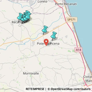 Mappa Viale D. Bosco, 62018 Potenza Picena MC, Italia (5.53455)