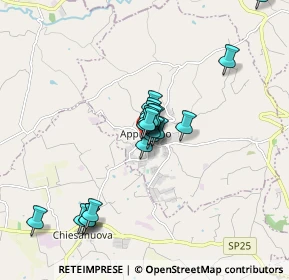 Mappa CAP, 62010 Appignano MC, Italia (1.404)