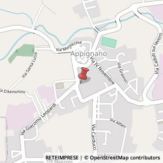 Mappa Borgo S. Croce, 97, 62010 Appignano MC, Italia, 62010 Appignano, Macerata (Marche)