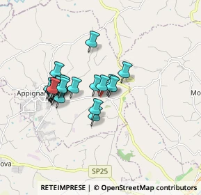 Mappa Contrada Forano, 62010 Appignano MC, Italia (1.58276)