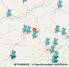 Mappa Contrada Forano, 62010 Appignano MC, Italia (6.384)