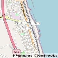 Map Potenza Picena