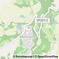 Karte Montone