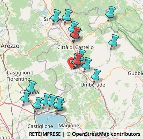 Mappa Via Antonio Migliorati, 06012 Città di Castello PG, Italia (16.35895)