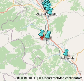 Mappa Via Antonio Migliorati, 06012 Città di Castello PG, Italia (9.53286)