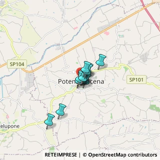 Mappa Via Marconi, 62018 Potenza Picena MC, Italia (0.85167)
