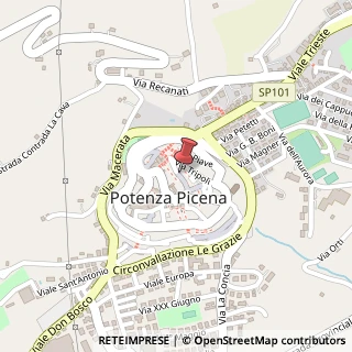 Mappa Via buonaccorsi 7, 62018 Potenza Picena, Macerata (Marche)