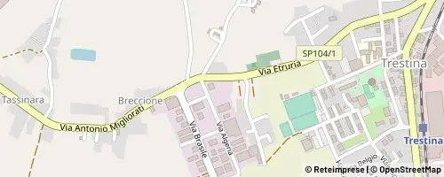 Mappa Città di Castello