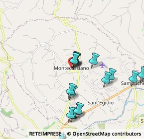 Mappa Vicolo delle Scuole, 62010 Montecassiano MC, Italia (2.5095)
