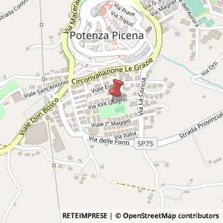 Mappa Via XXX Giugno, 62018 Potenza Picena MC, Italia, 62018 Potenza Picena, Macerata (Marche)