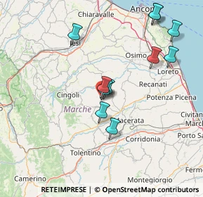 Mappa Borgo XX Settembre, 62010 Appignano MC, Italia (15.23091)