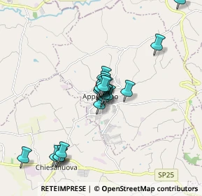 Mappa Borgo XX Settembre, 62010 Appignano MC, Italia (1.4255)