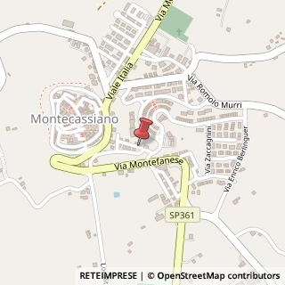 Mappa Via della Resistenza, 14, 62010 Montecassiano, Macerata (Marche)