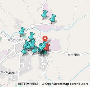 Mappa Via Alcide De Gasperi, 62010 Appignano MC, Italia (0.36)