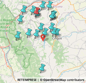 Mappa Contrada Santa Maria Candelora, 62011 Cingoli MC, Italia (8.0435)