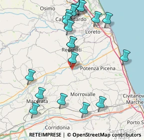 Mappa Contrada S. Firmano, 62010 Montelupone MC, Italia (9.745)