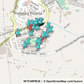 Mappa Via Segni, 62018 Potenza Picena MC, Italia (0.188)