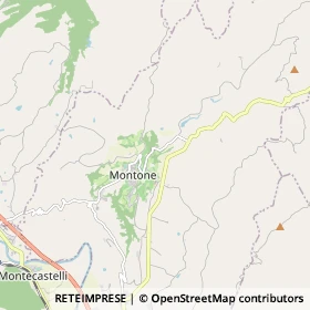 Mappa Montone