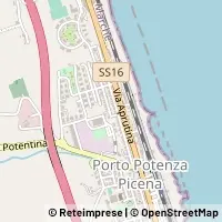 Mapa Potenza Picena