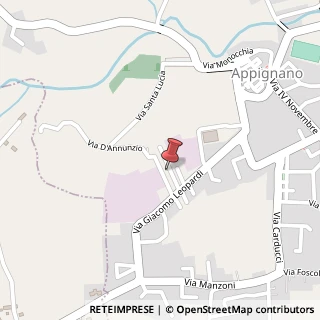 Mappa Via Luigi Pirandello, 5/A, 62010 Appignano, Macerata (Marche)