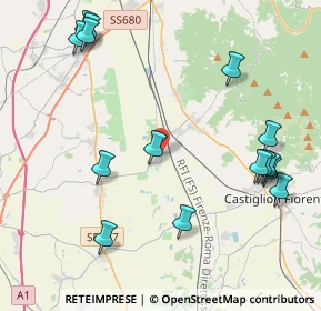 Mappa Loc. Frassineto, 52100 Arezzo AR, Italia (5.194)