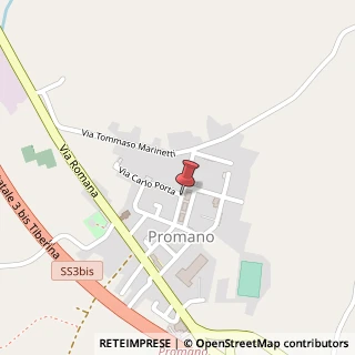 Mappa Via Fratelli Ramaccioni,  20, 06012 Città di Castello, Perugia (Umbria)