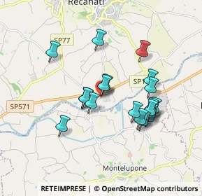 Mappa Contrada Sant'Agostino, 62019 Recanati MC, Italia (1.604)